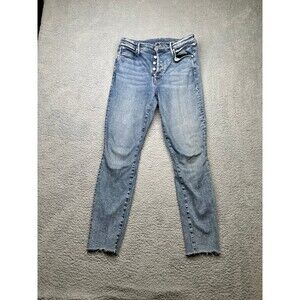 Mother jeans THE STUNNER ANKLE FRAY color whiplash sz 28 * see description